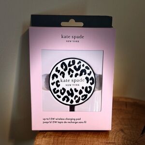Kate Spade New York Wireless Charging Pad in Leopard, NIB